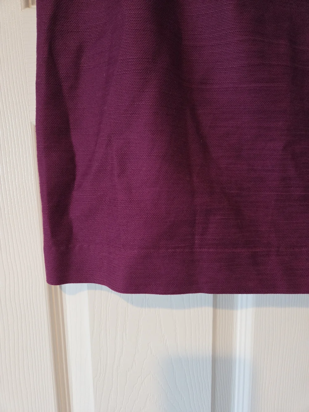 LOFT Purple‎ Button-Front A-Line Skirt